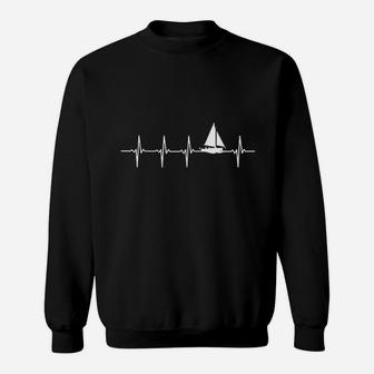 Sailing Heartbeat For Sailors Sweatshirt | Crazezy