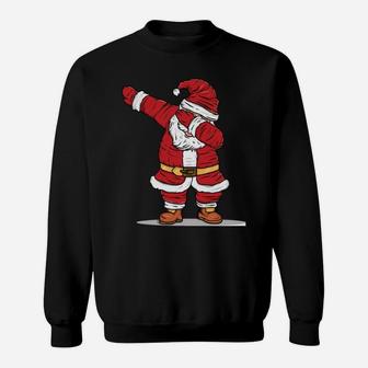 Santa Claus Dab Dabbing Christmas Xmas Gift Sweatshirt Sweatshirt | Crazezy DE
