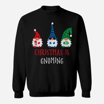 Santa Claus Garden Gnome Christmas Sweatshirt | Crazezy