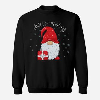 Santa Claus Garden Gnome Merry Christmas Boys Girls Kids Sweatshirt | Crazezy DE