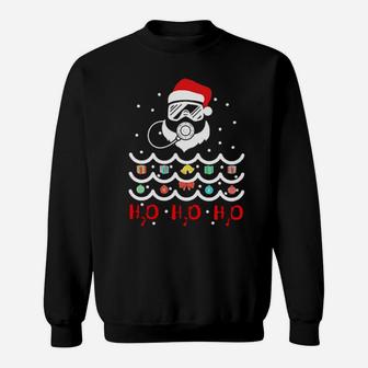 Santa Claus In The Snow Sweatshirt - Monsterry