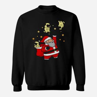 Santa Dog Puppy Sweatshirt - Monsterry DE