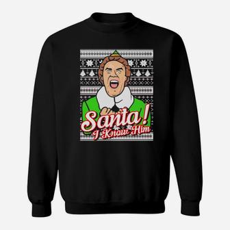 Santa I Know Him Sweatshirt - Monsterry DE