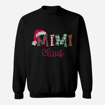 Santa Mimi Clause Christmas Family Matching Xmas Pajamas Tee Sweatshirt Sweatshirt | Crazezy AU