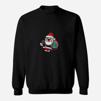 Santa Snow Christmas Decorator Sweatshirt - Monsterry UK