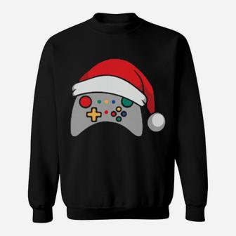 Santa Video Game Controller Sweatshirt - Monsterry AU