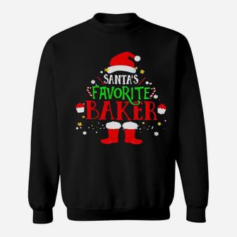 Santa'a Favorite Baker Sweatshirt - Monsterry