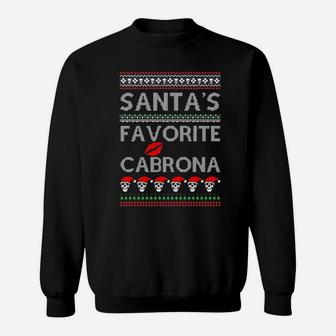 Santa's Favorite Cabrona Sweatshirt - Monsterry UK
