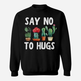 Say No To Hugs Sweatshirt - Monsterry UK