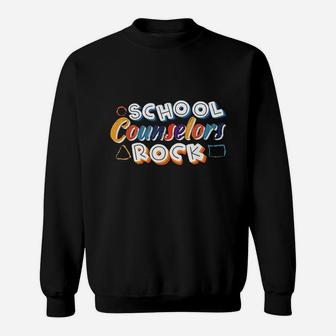 School Counselors Rock Sweatshirt | Crazezy