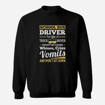 School District Drivers Yellow Shuttle Bus Drivers Sweatshirt - Thegiftio UK