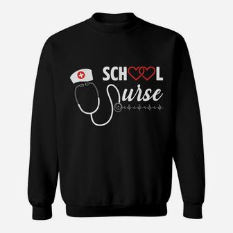 School Nurse Funny Nursing Graduate School Graduation Gift Sweatshirt | Crazezy