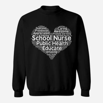 School Nurse Public Health Appreciation Shirt Sweatshirt | Crazezy