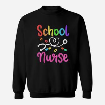 School Nurse Sweatshirt | Crazezy