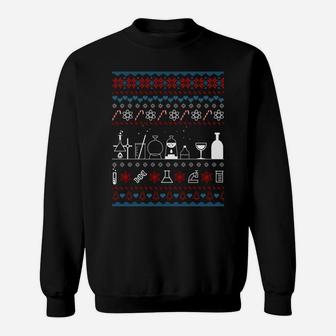 Science Medical Lab Ugly Christmas Sweater Chemistry Gifts Sweatshirt Sweatshirt | Crazezy AU