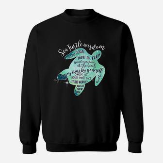Sea Turtle Wisdom Sweatshirt | Crazezy