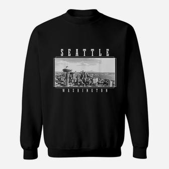 Seattle Washington Skyline Sweatshirt | Crazezy AU
