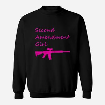 Second Amendment Girl Sweatshirt | Crazezy