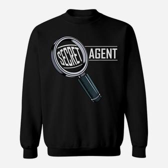 Secret Agent Inspector Spy Future Job Solving Crimes Funny Sweatshirt | Crazezy