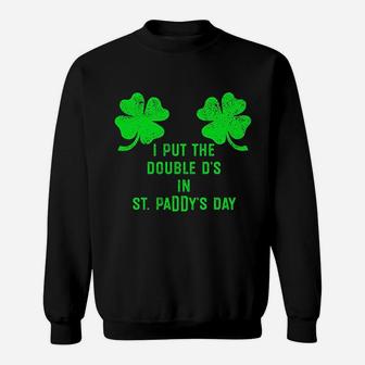 Shamrock Irish Saint Paddys St Patricks Day Sweatshirt | Crazezy AU