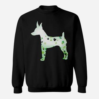 Shamrock Irish Toy Fox Terrier Sweatshirt - Monsterry