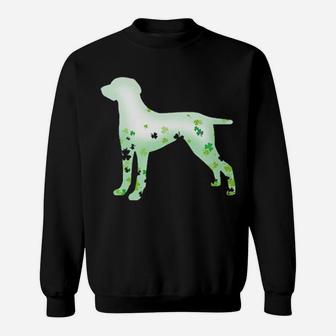 Shamrock Irish Weimaraner Sweatshirt - Monsterry UK