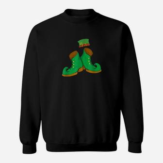 Shamrock Leprechaun Sneaker St Patricks Day Irish Sweatshirt - Monsterry