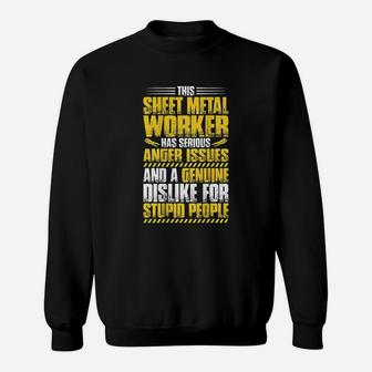 Sheet Metal Worker Sweatshirt | Crazezy