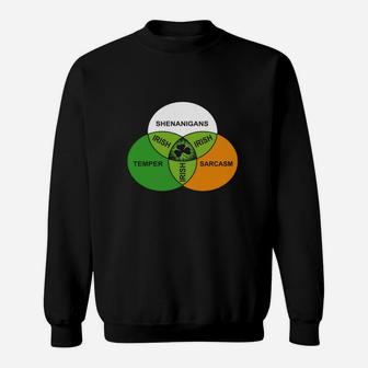 Shenanigans Irish Temper Sarcasm Sweatshirt - Thegiftio UK
