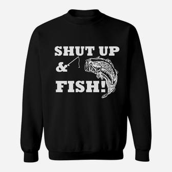 Shut Up And Fish Funny Country Song Sweatshirt | Crazezy UK