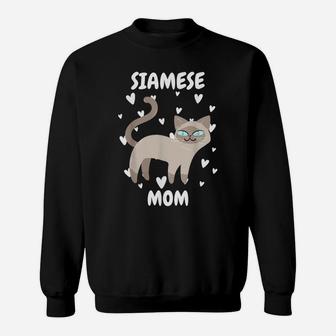 Siamese Cat Mom Mummy Mama Mum Mommy Mother's Day Mother Sweatshirt | Crazezy