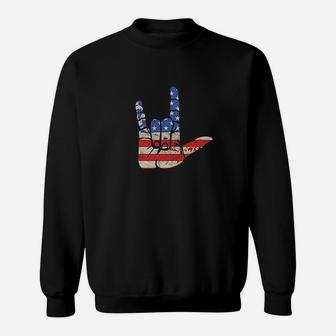 Sign Language I Love You Sign Sweatshirt - Thegiftio UK