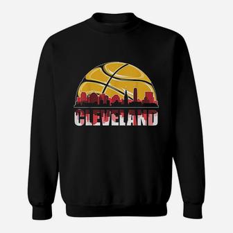 Silhouette Cleveland City Cleveland Basketball Pride Sweatshirt - Thegiftio UK