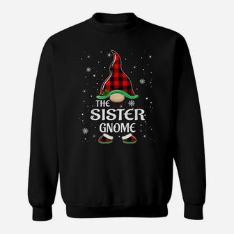 Sister Gnome Buffalo Plaid Matching Family Christmas Pajama Sweatshirt | Crazezy DE