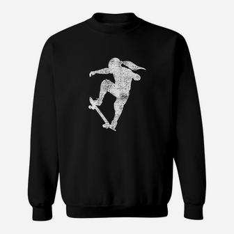 Skater Girl Skateboard Gift Skateboarder Sweatshirt - Thegiftio UK