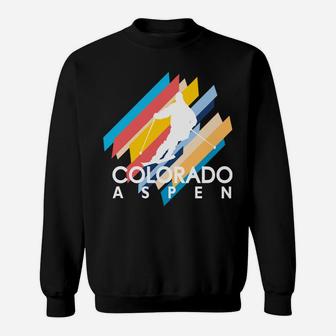 Ski Aspen Vintage Retro 60S Aspen Colorado Unique Sweatshirt | Crazezy