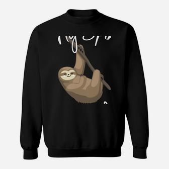 Sloth Is My Spirit Animal Gift Clothing Teen Girls Women Sweatshirt | Crazezy AU