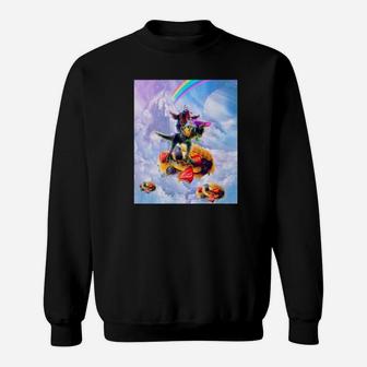 Sloth Riding Dinosaur On Clouds And Waffles Sweatshirt - Thegiftio UK