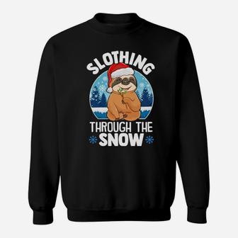 Slothing Through The Snow Sweatshirt - Monsterry CA