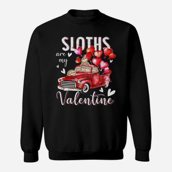 Sloths Are My Valentine Sweatshirt - Monsterry UK