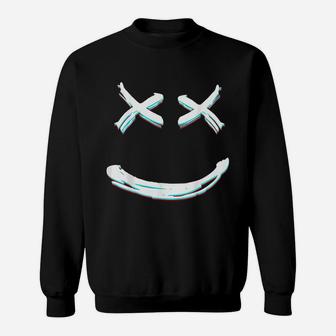 Smile Face X Eyes Sweatshirt | Crazezy DE