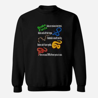 Snake Facts And Funny Boy Girl Toddler Snake Lover Sweatshirt | Crazezy AU