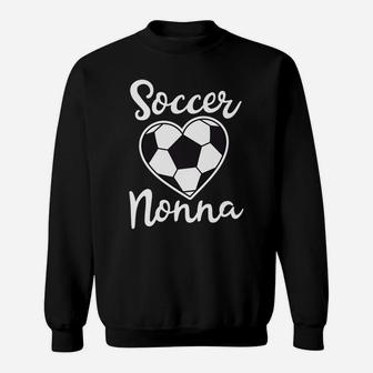 Soccer Nonna Womens Italian Grandma Soccer Game Gift Sweatshirt | Crazezy CA