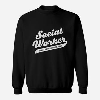 Social Work Gift For Social Worker Sweatshirt - Thegiftio UK