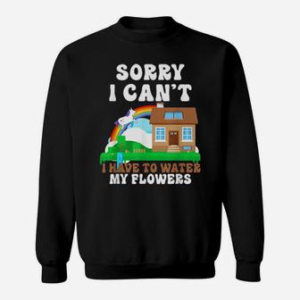Sorry I Can'ts Artwork Sweatshirt - Monsterry