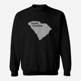 South Carolina Map Home State Pride Sweatshirt | Crazezy AU