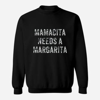 Spanish Mamacita Drinking Margarita Vacation Cruise Sweatshirt | Crazezy