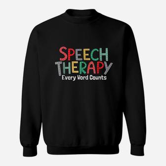 Speech Therapy Language Sweatshirt - Thegiftio UK