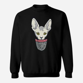 Sphynx Cat Pocket Kitty Themed Gifts Pet Kitten Animal Lover Sweatshirt | Crazezy CA