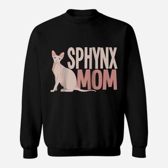 Sphynx Mom Cat Sphinx Hairless Cat Lovers Owner Gift Raglan Baseball Tee Sweatshirt | Crazezy UK
